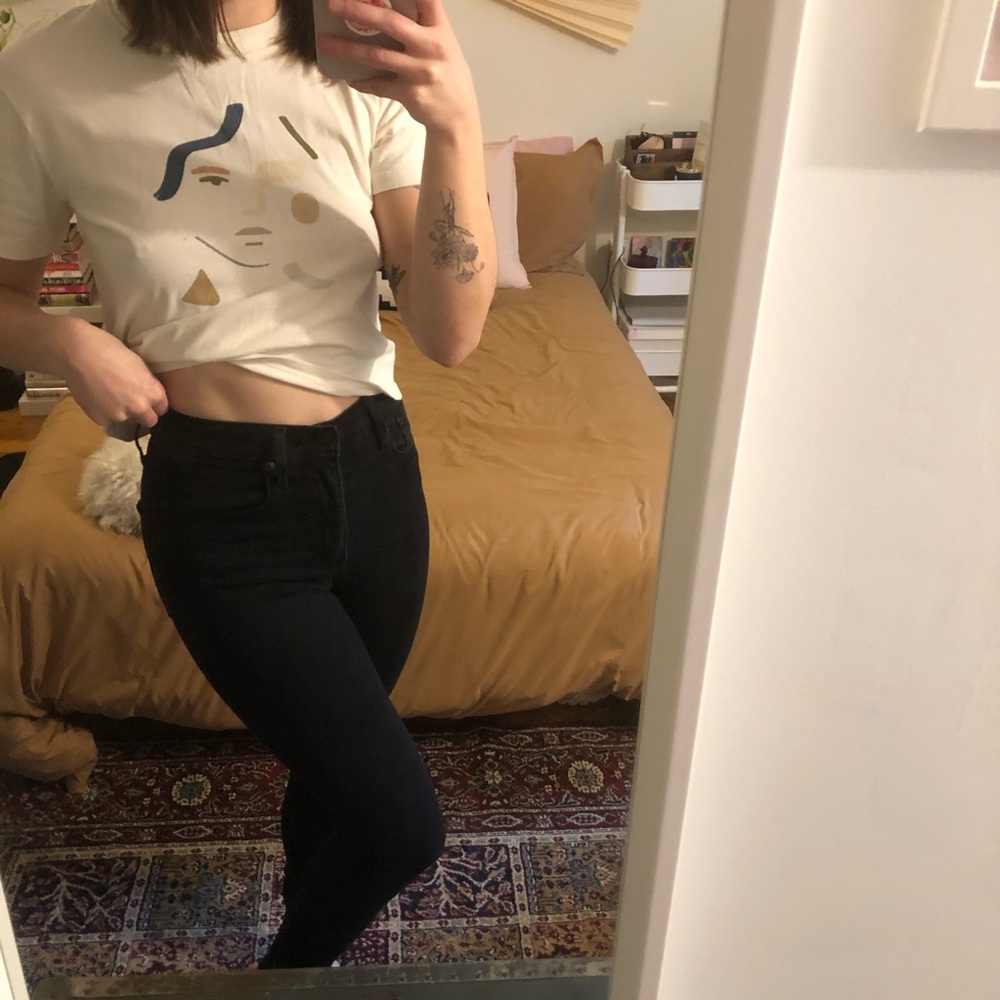 Black Levi skinny jeans